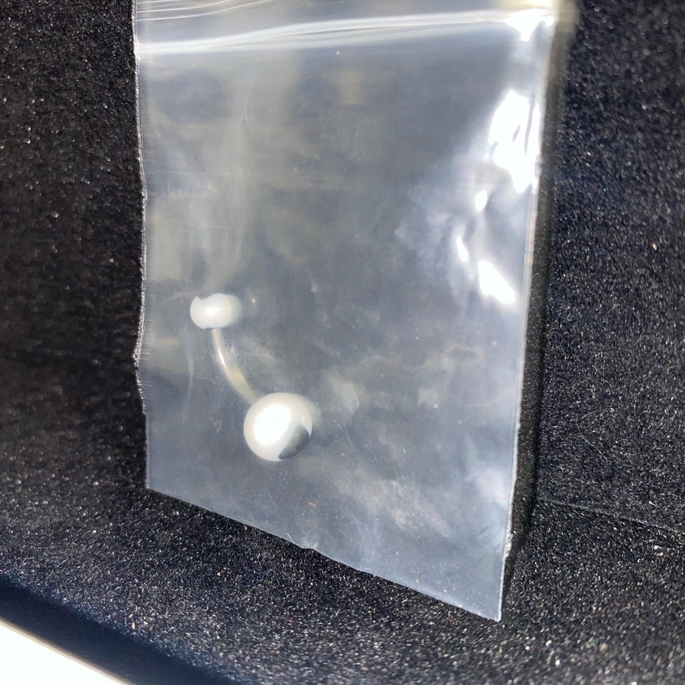 Black Heart Belly Ring